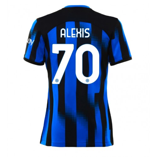 Dres Inter Milan Alexis Sanchez #70 Domaci za Žensko 2023-24 Kratak Rukav